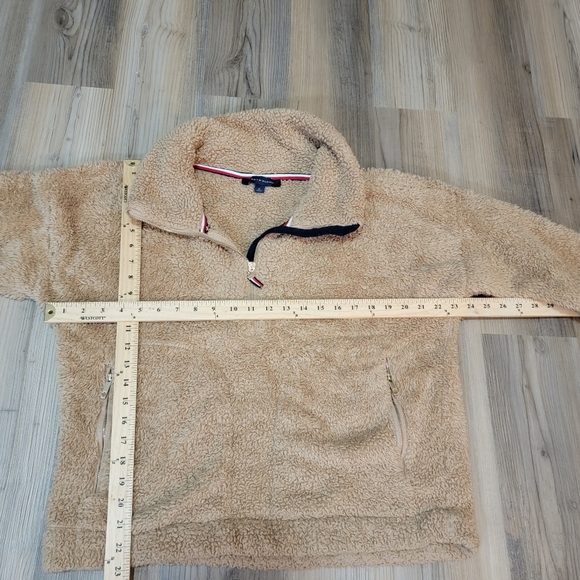 Womens Tommy Hilfiger Sports Sherpa 1/4 Zip Fleece Top Size Medium - Picture 5 of 6